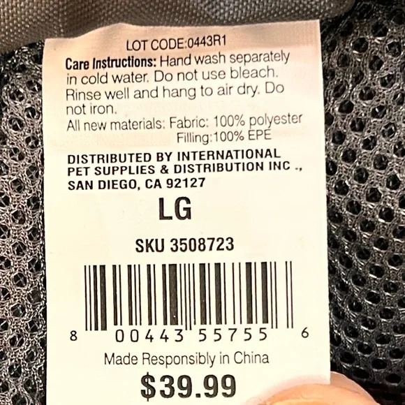 Youly Reflective Dog Life Jacket Vest Orange Large - Picture 6 of 7